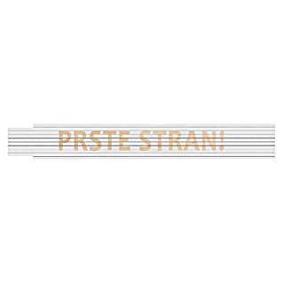 Heka Zložljivi meter (Dolžina: 2 m, Bela, Natis: PRSTE STRAN!)