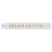 Heka Zložljivi meter  (Dolžina: 2 m, Bela, Natis: DELAM ZA PIVO) | Zložljivi metri | Merilna orodja | Orodja in stroji | Izdelki | BAUHAUS