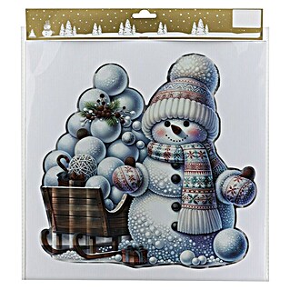 Geroma Fensteraufkleber Schneemann (Schneemann, Kunststoff)