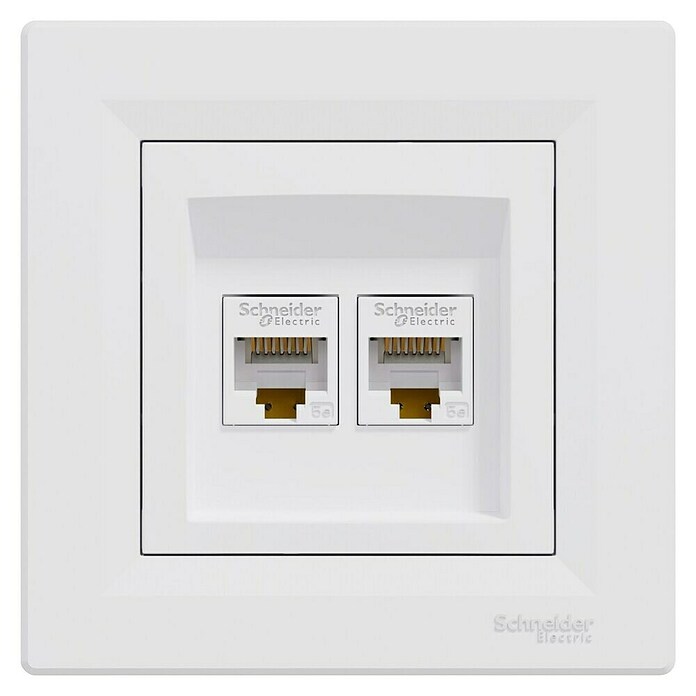 Asfora – ISDN De Canette Cat5e 2 X RJ45, Prises, Complet