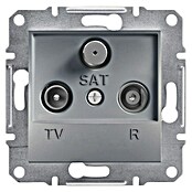 Schneider Electric Asfora Antenska vtičnica končna TV/R/SAT  (Siva, 1 dB) | 3211 - Markenschalter innen UP | CBCA - Markenschalter | CBC - Schalterserien | CB - Elektroinstallation | C - Elektro | BAUHAUS