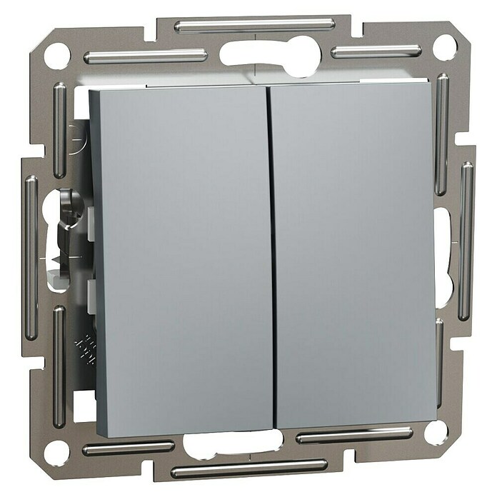 Schneider Electric Asfora Preklopno stikalo  (2-krat, Siva, Plastika) | 3211 - Markenschalter innen UP | CBCA - Markenschalter | CBC - Schalterserien | CB - Elektroinstallation | C - Elektro | BAUHAUS
