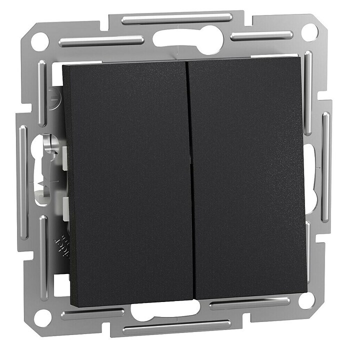 Schneider Electric Asfora Preklopno stikalo  (2-krat, Antracit, Plastika) | 3211 - Markenschalter innen UP | CBCA - Markenschalter | CBC - Schalterserien | CB - Elektroinstallation | C - Elektro | BAUHAUS