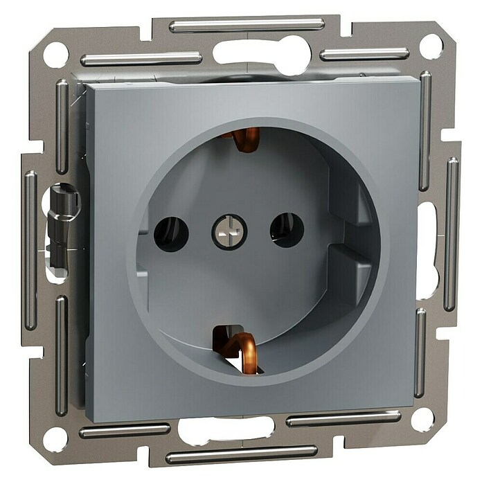 Schneider Electric Asfora Vtičnica  (Siva, Plastika) | 3211 - Markenschalter innen UP | CBCA - Markenschalter | CBC - Schalterserien | CB - Elektroinstallation | C - Elektro | BAUHAUS