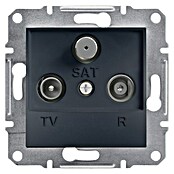 Schneider Electric Asfora Antenska vtičnica končna TV/R/SAT  (Antracit) | 3211 - Markenschalter innen UP | CBCA - Markenschalter | CBC - Schalterserien | CB - Elektroinstallation | C - Elektro | BAUHAUS
