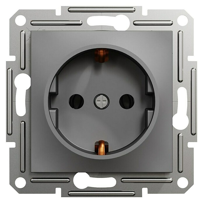 Schneider Electric Asfora Vtičnica  (Antracit, Plastika) | 3211 - Markenschalter innen UP | CBCA - Markenschalter | CBC - Schalterserien | CB - Elektroinstallation | C - Elektro | BAUHAUS