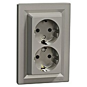 Schneider Electric Asfora Utičnica dvostruka  (Bronca, Plastika, Podžbukna montaža, 16 A) | BAUHAUS