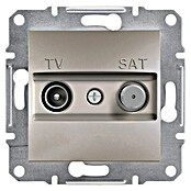 Schneider Electric Asfora Završna utičnica za antenu TV/SAT  (Bronca, bez okvira) | BAUHAUS