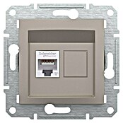 Schneider Electric Asfora Omrežna vtičnica CAT6  (Bronasta, 1-krat) | 3211 - Markenschalter innen UP | CBCA - Markenschalter | CBC - Schalterserien | CB - Elektroinstallation | C - Elektro | BAUHAUS