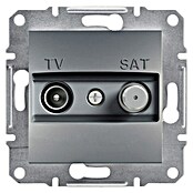Schneider Electric Asfora Antenska vtičnica končna TV/SAT  (Siva) | 3211 - Markenschalter innen UP | CBCA - Markenschalter | CBC - Schalterserien | CB - Elektroinstallation | C - Elektro | BAUHAUS