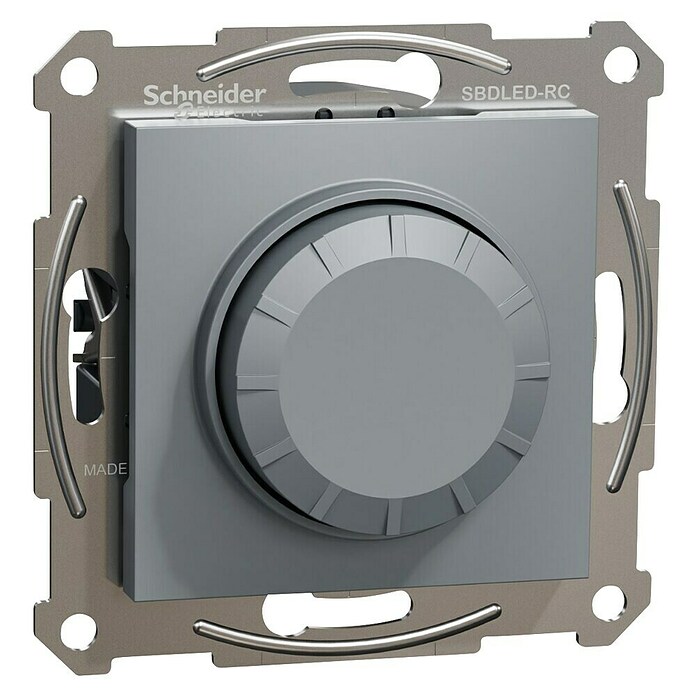 Schneider Electric Asfora Regulator rasvjete  (Siva, 3 W - 370 W, bez okvira) | BAUHAUS