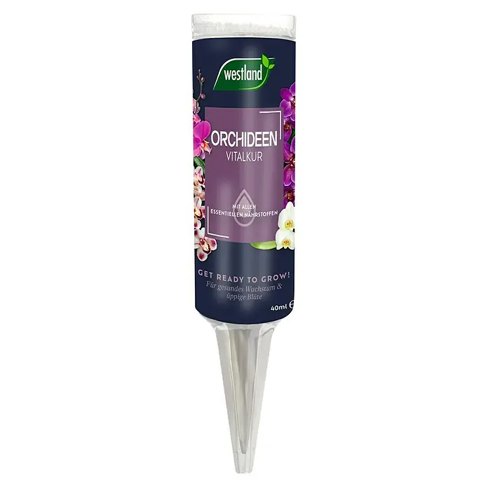 Westland Vitalkur - Geeignet für: Orchideen - Abbildung einer Orchideen-Vitalkur von Westland, die essenzielle Nährstoffe für gesundes Wachstum und üppige Blüten verspricht.