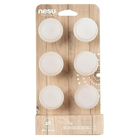 Nesu  Pomo para muebles 403BL 6 uds.
