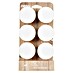 Nesu Pomo para muebles Círculo blanco 6 uds. 