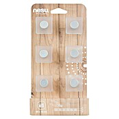 Nesu Tirador para muebles 621HI 6 uds. (L x An x Al: 3 x 3 x 2,6 cm, Metacrilato)