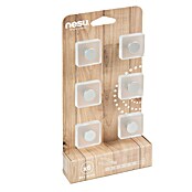 Nesu Tirador para muebles 621HI 6 uds. (L x An x Al: 3 x 3 x 2,6 cm, Metacrilato)