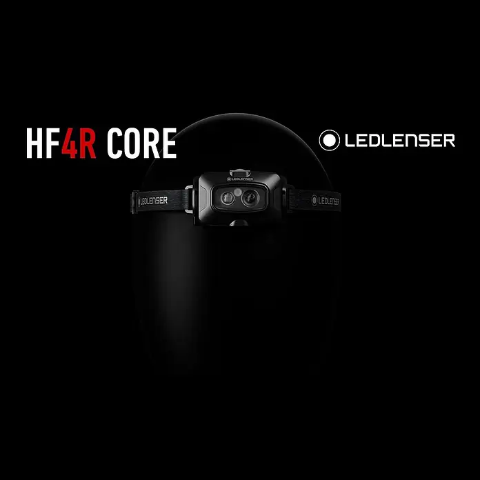 Ledlenser Stirnlampe HF4R Core - 500 lm, IP68 - Ledlenser HF4R Core | Schlanke und extrem leichte Stirnlampe | Features | Deutsch