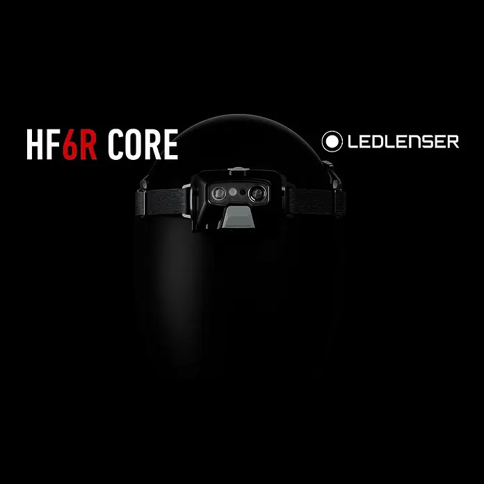 Ledlenser Stirnlampe HF6R Core - 800 lm, IP68 - Ledlenser HF6R Core | Schlanke Stirnlampe | Features | Deutsch