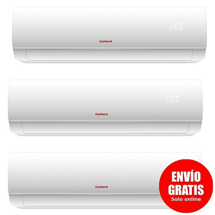 Corberó Aire acondicionado Inverter 3x1 Austral (3.500 W, 3.500 W, 22 m², Blanco) | BAUHAUS
