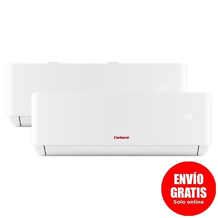Corberó Aire acondicionado Inverter 2x1 Austral (3.500 W, 3.500 W, 22 m², Blanco) | BAUHAUS