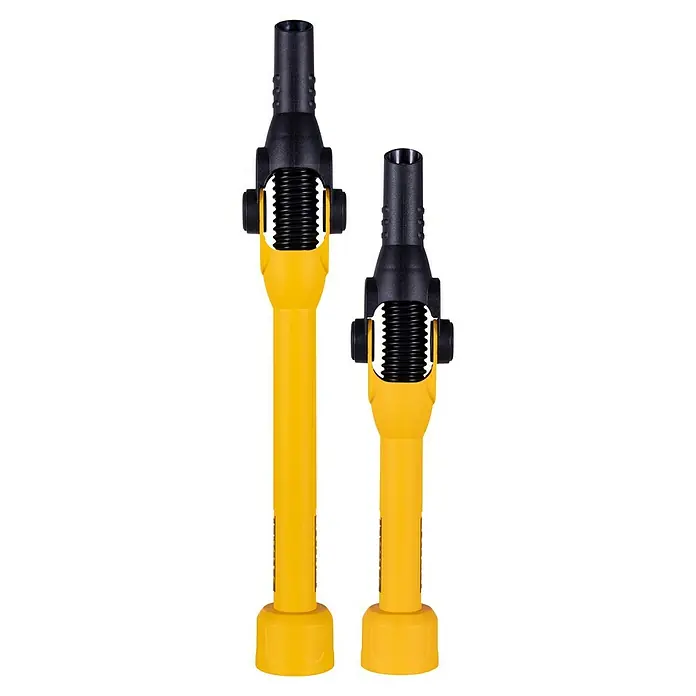 DeWalt Sauger-Verlängerungsrohr DXVA00-1200E - 2 -tlg. - Zwei gelb-schwarze Handwerkzeuge für Gaslöten. Ideal für Profis und Heimwerker, bieten präzise Kontrolle und robuste Bauweise.