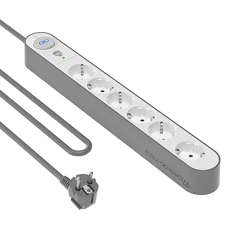 Metronic  Base de enchufe múltiple con interruptor