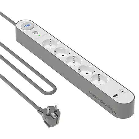 Metronic  Base de enchufe múltiple con USB