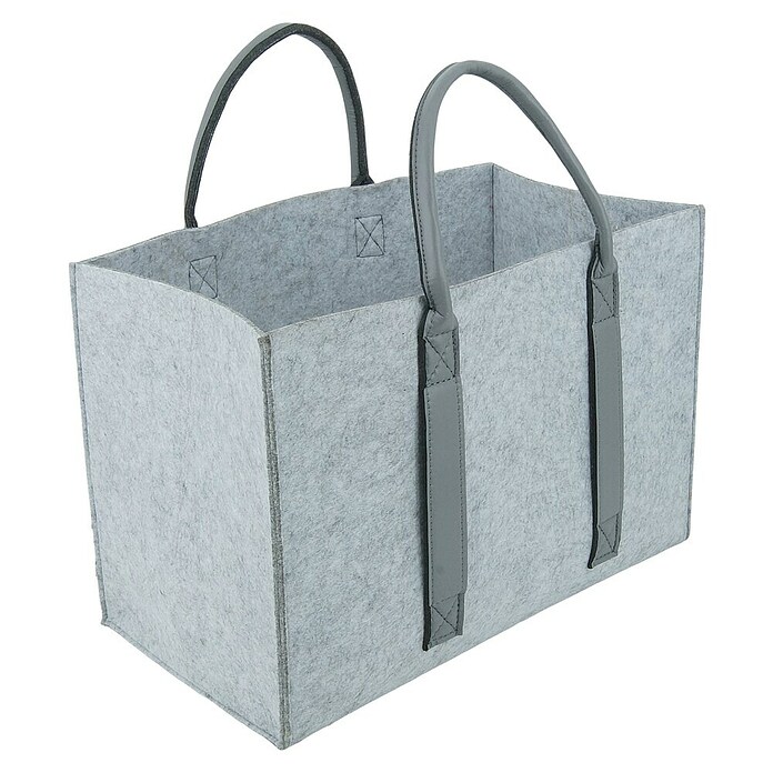 Valo Filzkorb Niva (50 x 34 x 27 cm, Hellgrau) | BAUHAUS