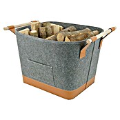 Valo Filzkorb Lysa (L x B x H: 55 x 40 x 36 cm, Grau, Braun) | BAUHAUS
