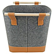 Valo Filzkorb Lysa (L x B x H: 55 x 40 x 36 cm, Grau, Braun) | BAUHAUS