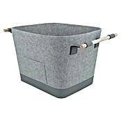 Valo Filzkorb Lysa (L x B x H: 55 x 40 x 36 cm, Hellgrau) | BAUHAUS