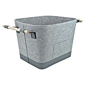 Valo Filzkorb Lysa (L x B x H: 55 x 40 x 36 cm, Hellgrau) | BAUHAUS