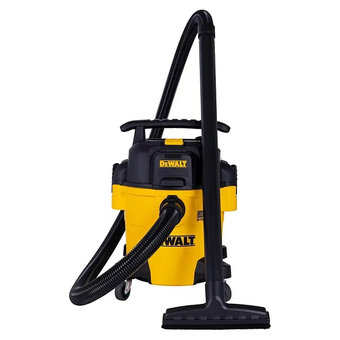 DeWalt Elektro-Nass- & Trockensauger DXV20PTA - 1.050 W, Behältervolumen: 20 l - Der gelb-schwarze DeWalt Nass- und Trockensauger ist ein robustes und vielseitiges Reinigungsgerät für Werkstatt und Baustelle.