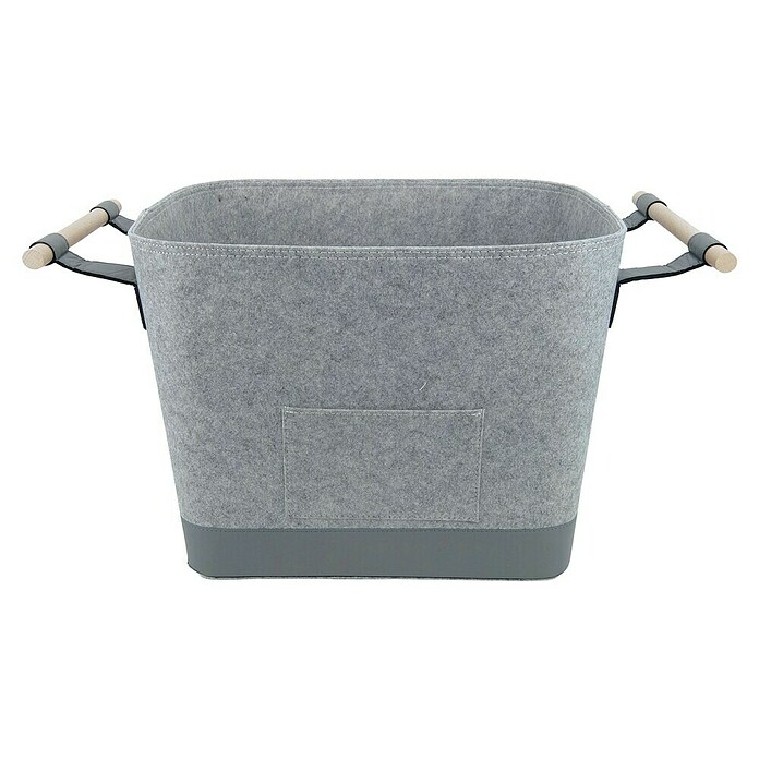 Valo Filzkorb Lysa (L x B x H: 55 x 40 x 36 cm, Hellgrau) | BAUHAUS