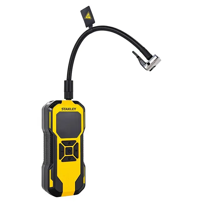 DeWalt Akku-Luftpumpe SXIF0101 - 11,1 V, 10 bar, Füllleistung: 14,2 l/min - Stanley Inspektionskamera mit flexiblem Hals und LCD-Bildschirm für schwer zugängliche Bereiche.