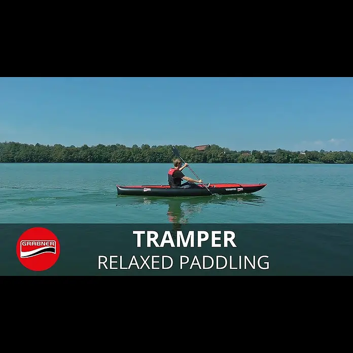 Grabner Kajak Tramper - L x B: 400 x 90 cm, Nutzlast: 200 kg, Geeignet für: 2 Personen - Aufblasbares Kajak Grabner TRAMPER