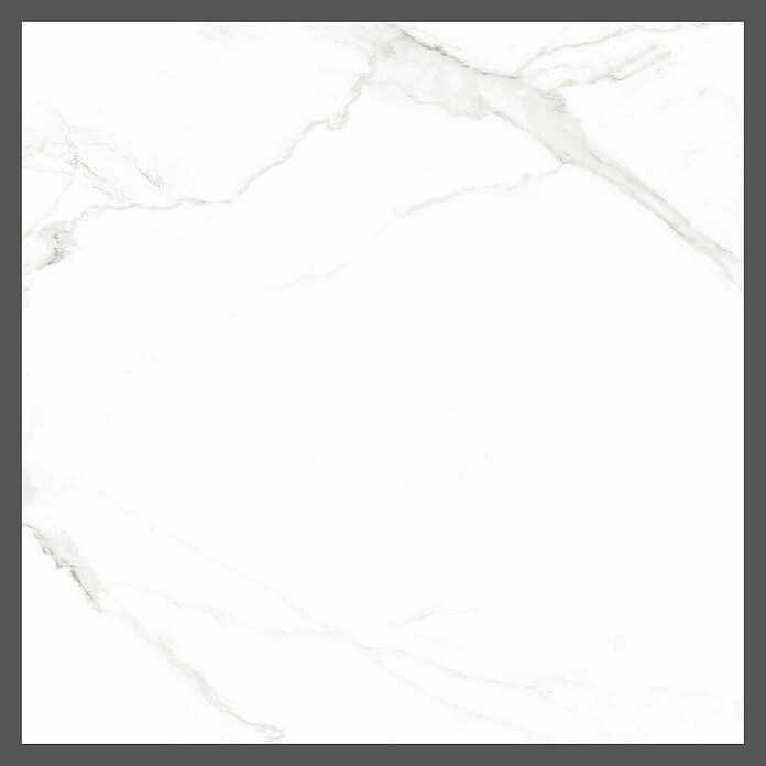 Halcón Podna pločica Naos Blanco Mate Satinado  (60,5 x 60,5 cm, Bijela, Svilenkasti sjaj) | BAUHAUS