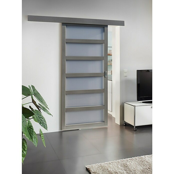 Harmonika vrata Sunshine  (Š x V: 90 x 210 cm, Siva) | BAUHAUS