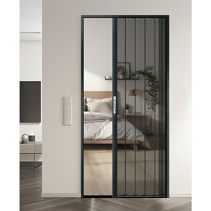 Harmonika vrata Metalic  (Aluminij, Š x V: 88 cm x 200 mm) | Harmonika vrata | Notranja vrata | Vrata | Okna, vrata in stopnice | Izdelki | BAUHAUS