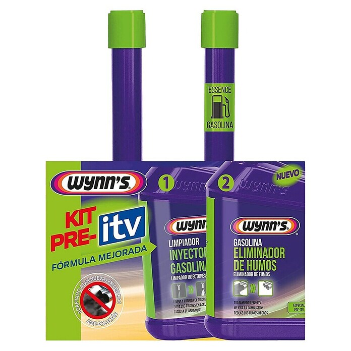 Wynn's Limpiador de inyectores PRE ITV + tratamiento (650 ml, Apto para: Motores de gasolina) | BAUHAUS