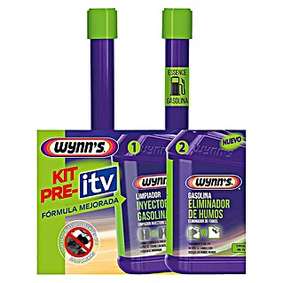 Wynn's Limpiador de inyectores PRE ITV + tratamiento (650 ml, Apto para: Motores de gasolina)