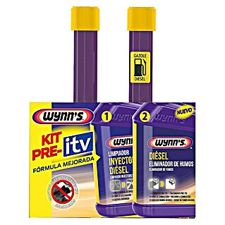 Wynn's Limpiador de inyectores PRE ITV + tratamiento (650 ml, Apto para: Motores diésel)