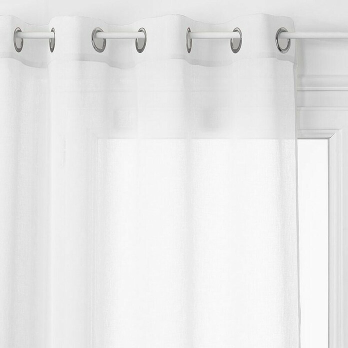 Okrasne zavese Georget  (Š x V: 140 x 240 cm, Bele barve) | 6488 - SB-Gardinen | HDGA - Gardinen | HDG - Heimtextil | HD - Ambiente | H - Innendeko/Farben | BAUHAUS