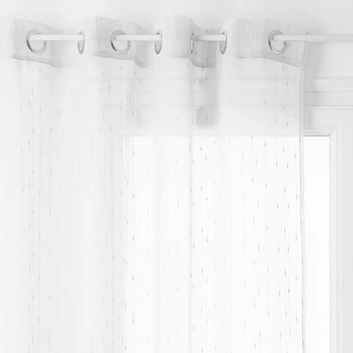Okrasne zavese Annisa  (Š x V: 140 x 240 cm, Bele barve) | 6488 - SB-Gardinen | HDGA - Gardinen | HDG - Heimtextil | HD - Ambiente | H - Innendeko/Farben | BAUHAUS