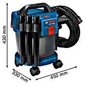 Bosch Professional AMPShare 18V Akku-Nass-Trockensauger GAS 18V-10 L Kit (18 V, Ohne Akku, Behältervolumen: 10 l) | BAUHAUS