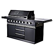 Buschbeck Letna kuhinja Chester  (Črna, Material površine za peko: Nerjavno jeklo, Število gorilnikov: 6 kos) | 8336 - Grillküchen | ICGA - Grillgeräte | ICG - Grillgeräte / Grillzubehör | IC - Freizeit im Garten | I - Stadtgarten | BAUHAUS