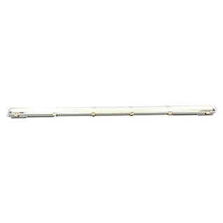 Voltolux Regleta estanca LED (L x An x Al: 128,4 x 6,2 x 6 cm, Color de luz: Blanco diurno, 14 W, IP65)