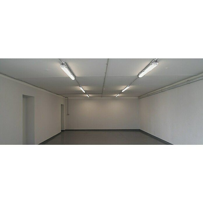 Profi Depot LED-Feuchtraumlichtleiste mit Durchverdrahtung (L x B x H: 128,4 x 6,2 x 6 cm, Lichtfarbe: Tageslichtweiß, 7,5 W, IP65) | BAUHAUS