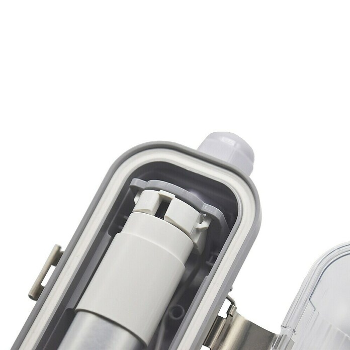 Profi Depot LED-Feuchtraumlichtleiste mit Durchverdrahtung (L x B x H: 128,4 x 6,2 x 6 cm, Lichtfarbe: Tageslichtweiß, 7,5 W, IP65) | BAUHAUS