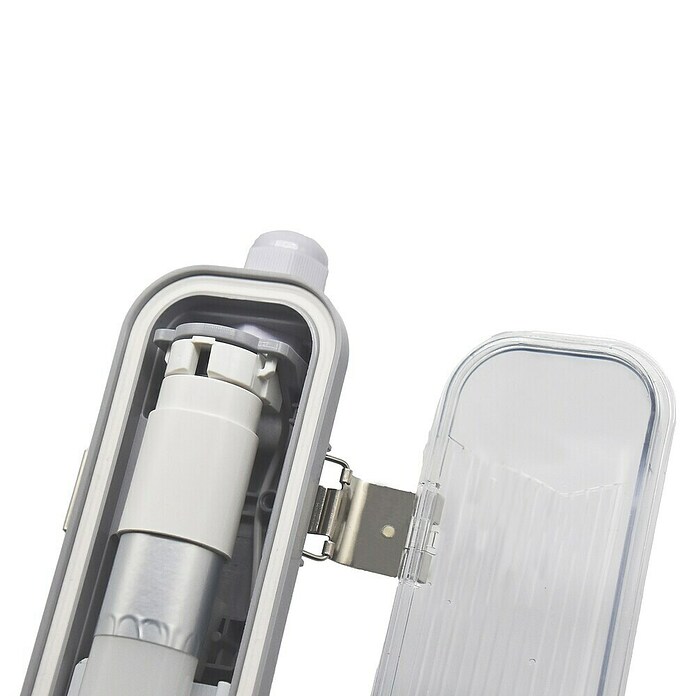 Profi Depot LED-Feuchtraumlichtleiste mit Durchverdrahtung (L x B x H: 128,4 x 6,2 x 6 cm, Lichtfarbe: Tageslichtweiß, 7,5 W, IP65) | BAUHAUS
